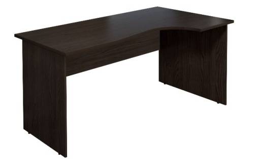 МОНОЛИТ СМ 4.14 Стол криволинейный 1400х900(700)х750 правый дуб венге МОНОЛИТ СМ 4.14 Стол криволинейный 1400х900(700)х750 правый дуб венге