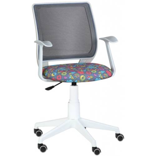 Кресло Эксперт whiteТ ткань W02 сер./TW-12 сер.