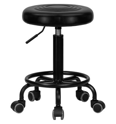 Табурет мастера DOBRIN BILLY BLACK (цвет сиденья чёрный, цвет основания черный) Табурет мастера DOBRIN BILLY BLACK (цвет сиденья чёрный, цвет основания черный)