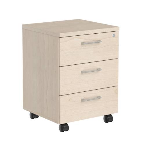 XTEN Тумба мобильная XMC-3D,465х450х634, ЛДСП 25мм , Бук Тиара XTEN Тумба мобильная XMC-3D,465х450х634, ЛДСП 25мм , Бук Тиара