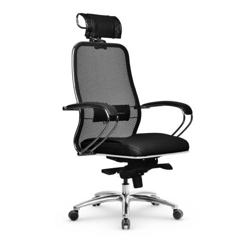 Кресло Samurai SL-2.04 Infinity Easy Clean Черный, 3D подг., мультиблок, полиур колеса,120 кг.