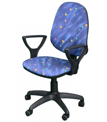 Кресло "Престиж" с подлокотниками "Гольф" ткань звездное небо