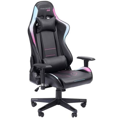 Кресло игровое CHAIRMAN CH32 экокожа, черный