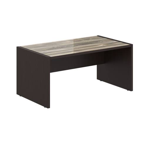 MORRIS MST 169 Стол руководителя,1600х900х750, Дуб Базель/Венге Магия, ЛДСП 36 мм