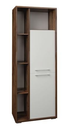 МИЛАНО МТ 3.29 Шкаф высокий (МТ 3.27х2+МТ 3.28) 799х450х2090 Таксония/Белый МИЛАНО МТ 3.29 Шкаф высокий (МТ 3.27х2+МТ 3.28) 799х450х2090 Таксония/Белый