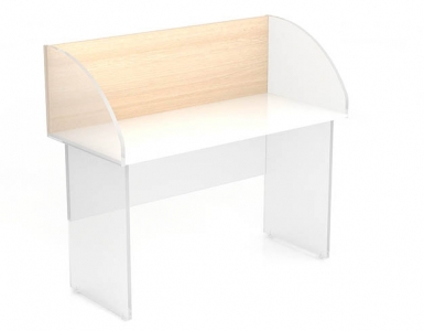 КАНЦ ЭК 11.15 Экран настольный 1200х400х16 дуб молочный КАНЦ ЭК 11.15 Экран настольный 1200х400х16 дуб молочный