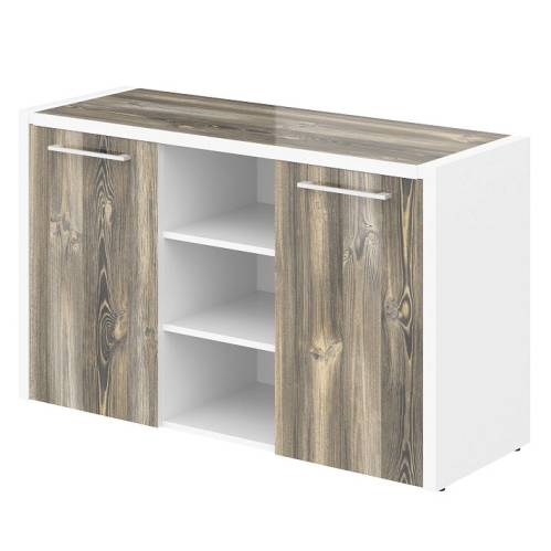 MORRIS MTF 140 Тумба под фригобар, 1400х492х828, Дуб Базель/Белый, ЛДС 18 мм MORRIS MTF 140 Тумба под фригобар, 1400х492х828, Дуб Базель/Белый, ЛДС 18 мм