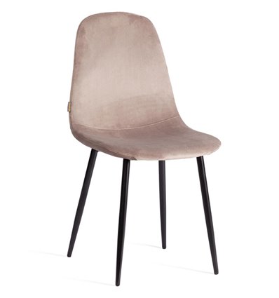 Стул TETCHAIR BREEZE (mod. JSC-58) велюр кофейный HLR9, ножки черные