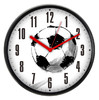 Часы настенные R29P чёрный/белый