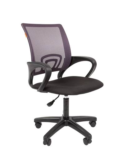 Кресло CHAIRMAN 696 LT, ткань сетка TW04 сер/чёрный, 120 кг.
