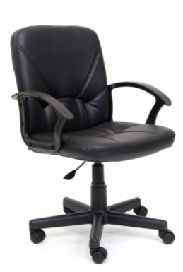 Кресло офисное Чип 365 кож.зам, крестовина пластик, топ-ган