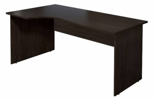 МОНОЛИТ СМ 7.14 Л Стол криволинейный 1600х900(700)х750 левый дуб венге