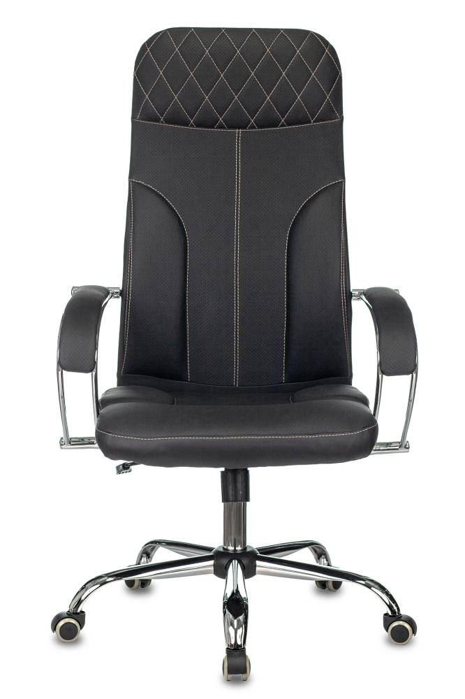 Кресло руководителя Бюрократ CH-608SL/ECO черный искусственная кожа крестовина металл хром