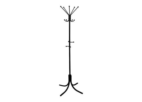 Вешалка напольная черная, доп. крючки для сумок