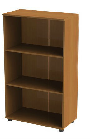 МОНОЛИТ ШМ 51.3 Стеллаж средний 740х370х1220 орех