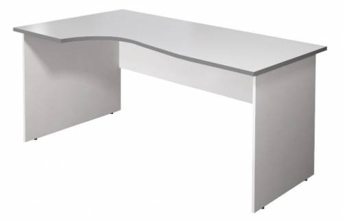 МОНОЛИТ СМ 7.11 Л Стол криволинейный 1600х900(700)х750 левый, серый