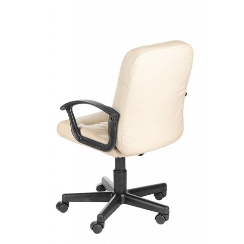 Кресло офисное Чип 192, пиастра, кож зам чёрный, крестовина хром