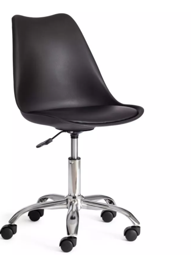 Кресло TETCHAIR TULIP черный/хром