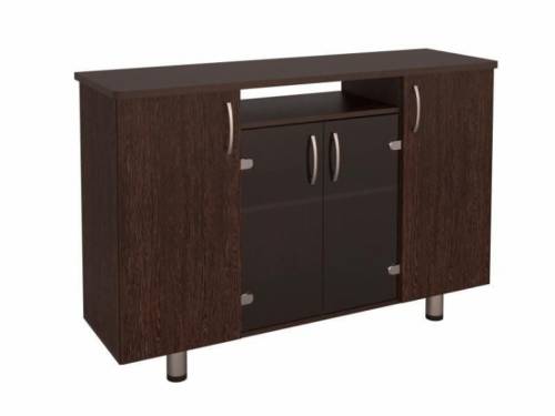 Лидер-Престиж 83.22 Тумба многофункциональная132х42х87, цвет венге