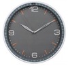 Часы настенные R06P серый пластик, плавный ход