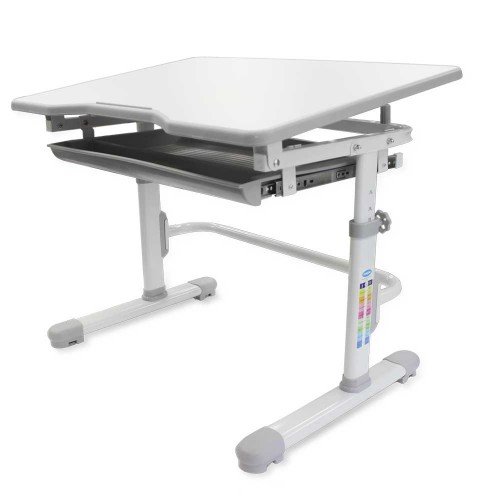 КОМПЛЕКТ ПАРТА И СТУЛ С ЧЕХЛОМ RIFFORMA SET-10, голубой, 800х550х530/760 