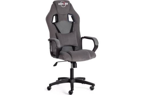 Кресло TETCHAIR DRIVER (22) (флок/ткань, серый/серый, 29/TW-12)