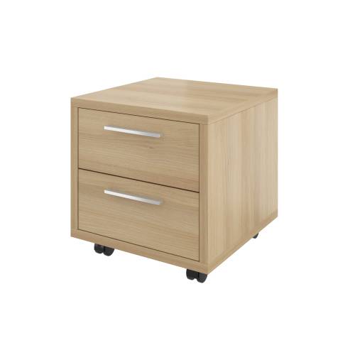 ДУБЛИН ДБ 16.31 Тумба подкатная 2 ящ. (ДБ16_1+ДБ16_2) 450х450х450 Акация Лорка