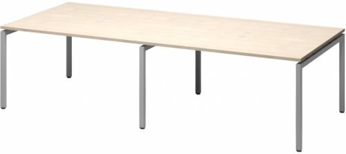 Кубика 2324Станция рабочая 4-местная 2800 (402681,402682,402691-4,402727-4) (430 Дуб Шамони светлый)