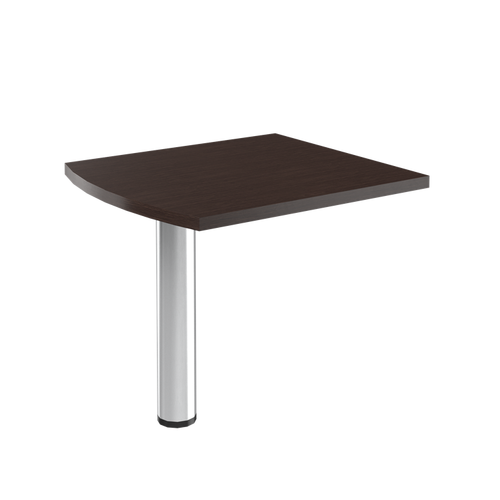 БОРН Приставка к столу В 301 с опорой, 90х80х3,8, Венге-магия