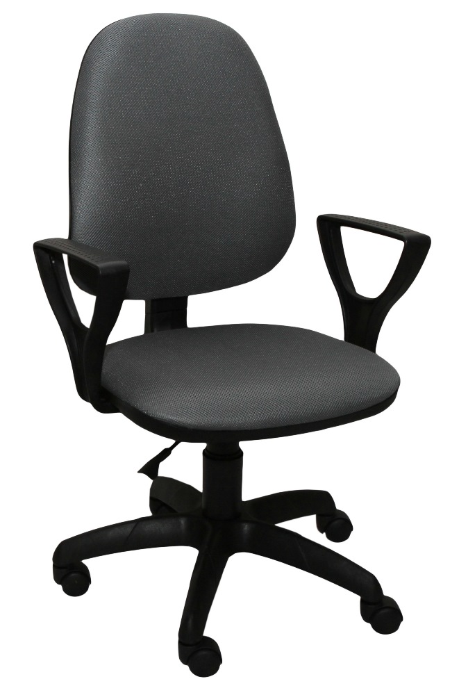 Кресло "Престиж" с подлокотниками "Гольф" серый