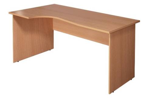 МОНОЛИТ СМ 5.1 Стол криволинейный 1400х900(700)х750 левый бук МОНОЛИТ СМ 5.1 Стол криволинейный 1400х900(700)х750 левый бук