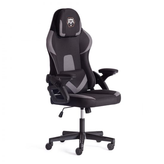 Кресло TETCHAIR iBear ткань, черно-серый/black-grey 1