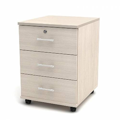 КАНЦ ТК 29.15 Тумба выкатная, 400х450х570, дуб молочный, с замком