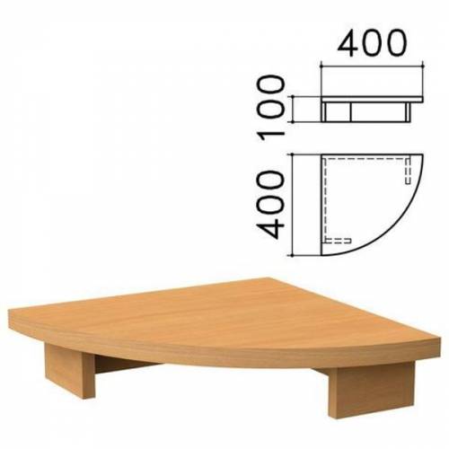 МОНОЛИТ ПМ 3.1 Подставка под монитор 400х400х100 бук