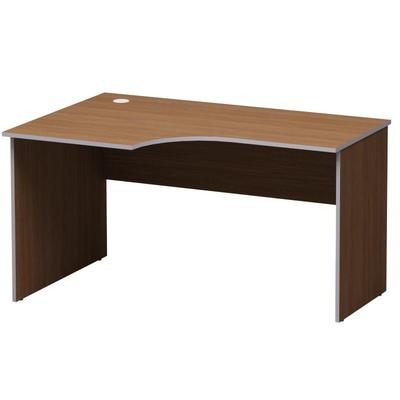 2364,Стол офисный левый «Бюджет», Цвет: Орех Онтарио 160. Размер (ВхШхГ):740х1360х900 мм. 2364,Стол офисный левый «Бюджет», Цвет: Орех Онтарио 160. Размер (ВхШхГ):740х1360х900 мм.