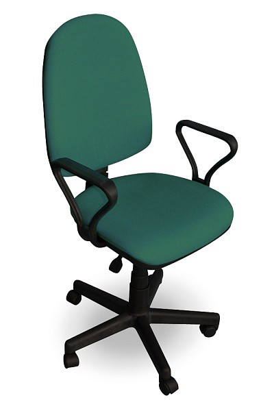 Кресло Престиж с подлокотниками "Самба" В-21 темно-зеленый