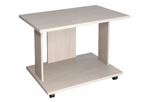 МОНОЛИТ ЖМ 02.15 Стол журнальный  800х500х560 дуб молочный