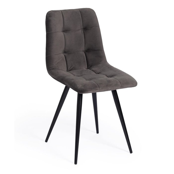 Стул TetChair CHILLY MAX BLACK цвет сиденья темно-серый