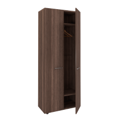 ВЕКТОР/ОМЕГА КВ67.26 Шкаф для одежды 818х400х2052, честерфилд темный