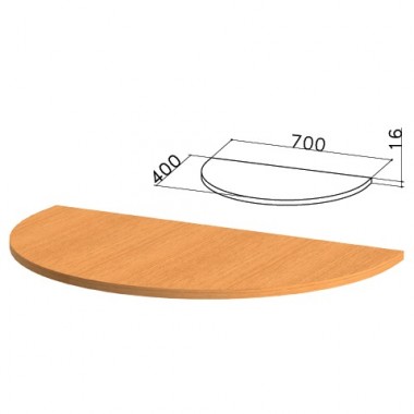 ФЕЯ ПФ 10.5 Приставка 700х400х16 миланский орех ФЕЯ ПФ 10.5 Приставка 700х400х16 миланский орех