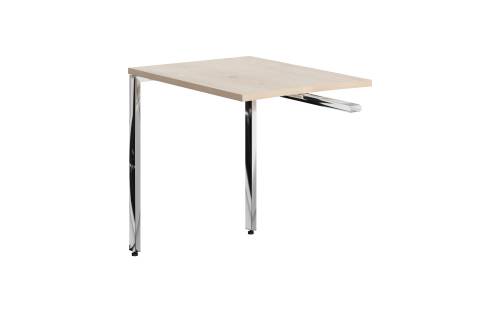 XTEN GLOSS Брифинг приставка XGR 869, 800x600х750, Бук Тиара/Нержавейка,ЛДСП 25мм 