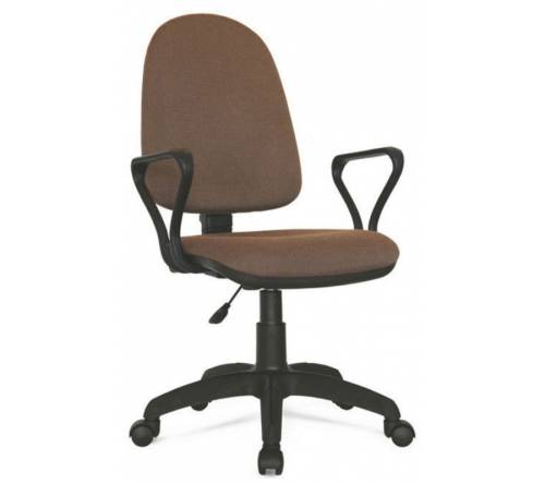 Кресло Престиж с подлокотниками "Самба" В-28 меланж темно-коричневый