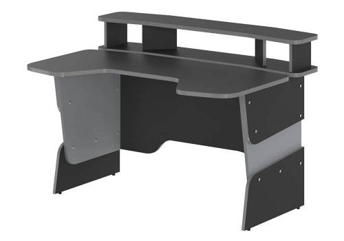 Стол компьютерный игровой (1уп) STG 1390 Антрацит/Металлик 1360х1000х925 Стол компьютерный игровой (1уп) STG 1390 Антрацит/Металлик 1360х1000х925