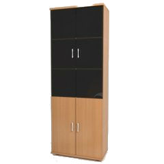 МОНОЛИТ КМ 20.1 Шкаф высокий с тонир стеклом(ШМ44.1+ДМ41.1х2+ДМ43х2+ФС02х2),740х390х2050 бук Бавария МОНОЛИТ КМ 20.1 Шкаф высокий с тонир стеклом(ШМ44.1+ДМ41.1х2+ДМ43х2+ФС02х2),740х390х2050 бук Бавария