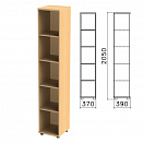 МОНОЛИТ КМ 45.1 Колонка высокая 370х370х2050 бук