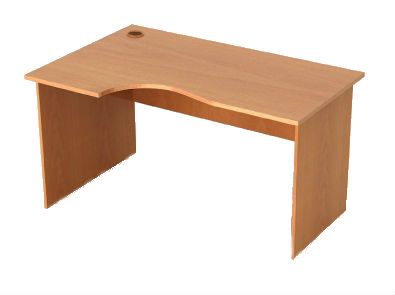 МОНОЛИТ СМ 5.17 Стол криволинейный 1400х900(700)х750 левый груша МОНОЛИТ СМ 5.17 Стол криволинейный 1400х900(700)х750 левый груша