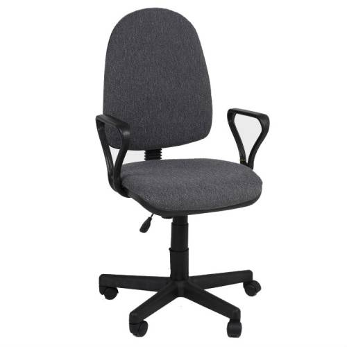 Кресло Престиж профи с подлокотниками "Самба" В-3 светло серый