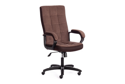 Кресло TETCHAIR TRENDY (22) флок/ткань, коричневый, 6/TW-24