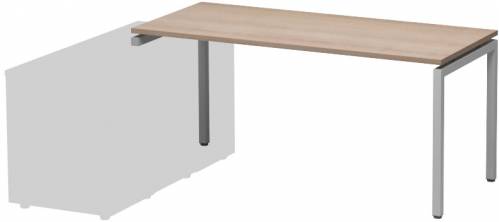 Старк 2260 Стол рабочий левый 1600 (402723, 402676, 402678, 402687) (430 Дуб Шамони светлый)