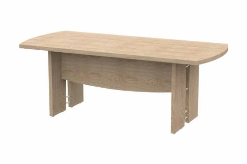 БОРН Стол переговорный В 121, 2000х900х750, Дуб Девон, Столешница  ЛДСП 38мм